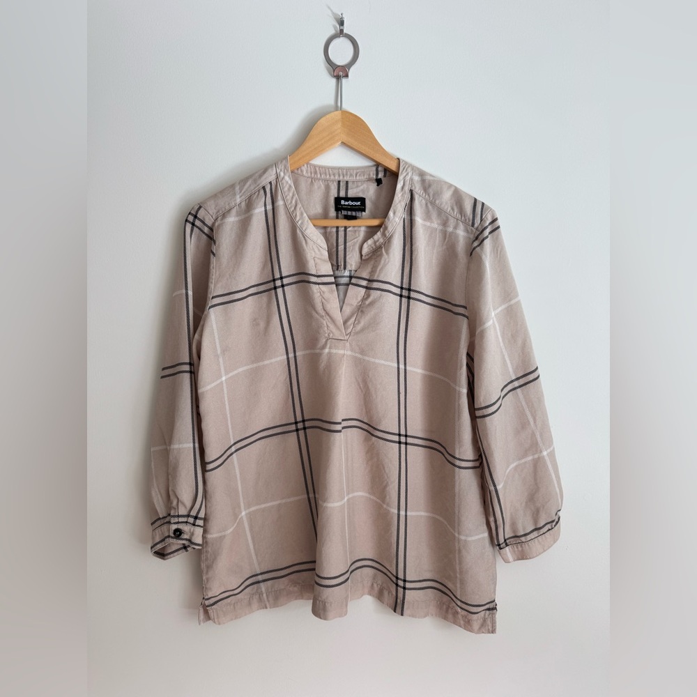 Barbour tartan blouse
